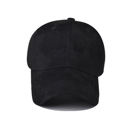 Kansas Suede Curved Baseball Cap