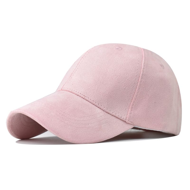 Kansas Suede Curved Baseball Cap