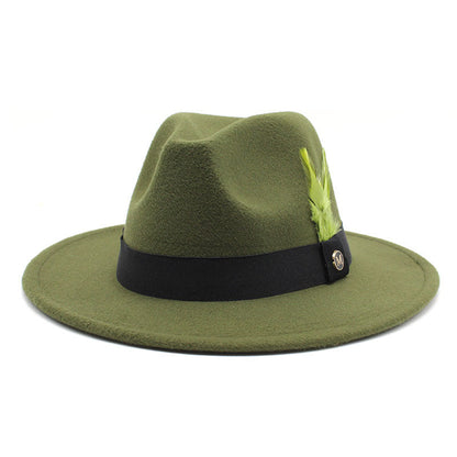 Killeen Feather Wool Fedora Hat