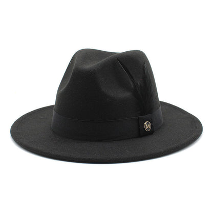 Killeen Feather Wool Fedora Hat