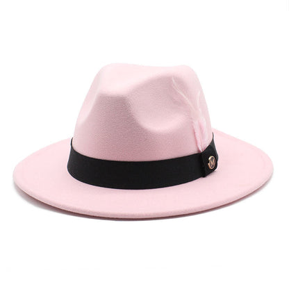Killeen Feather Wool Fedora Hat