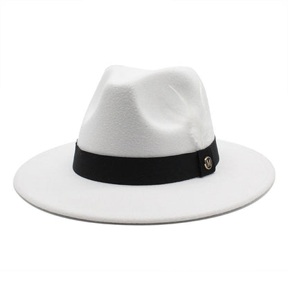 Killeen Feather Wool Fedora Hat