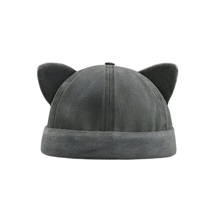 Kitten Ears Cotton Docker Cap
