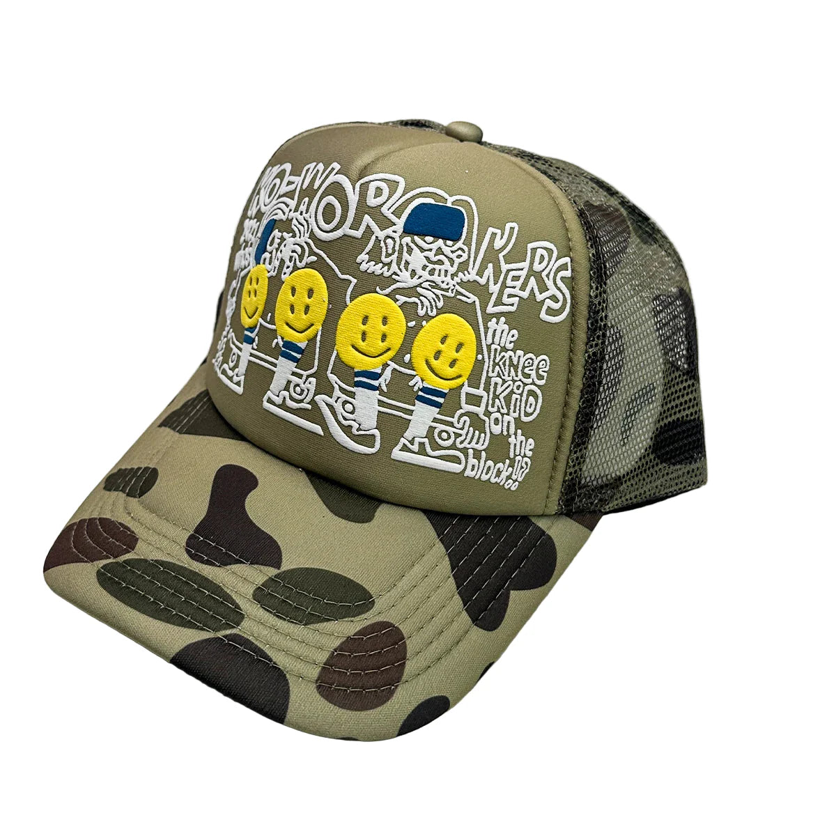 Ko-Working Emoji Snapback Cap
