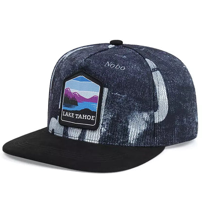 Lake Tahoe Cotton Snapback Cap
