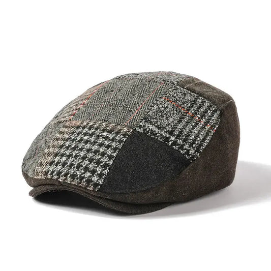Lancashire Patchwork Flat Cap