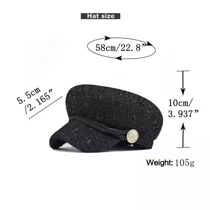 Laurent Furry Sailor Cap