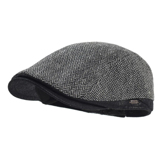 Lemaire Wool Herringbone Flat Cap