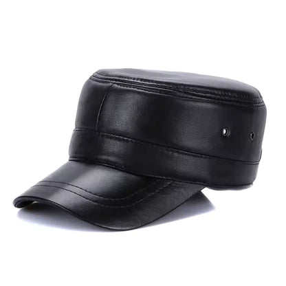Longford Genuine Leather Army Cap