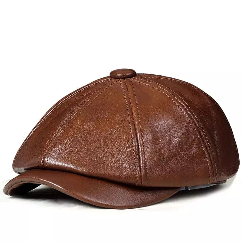 men-women-vintage-newsie-eight-panels-bakerboy-hat-Ghelter-cowhide