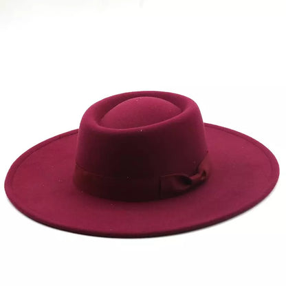 Lyss Wide Brimmed Porkpie Hat