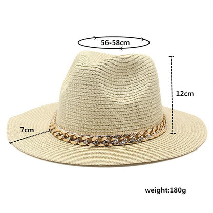 Magnum Golden Chain Fedora Hat