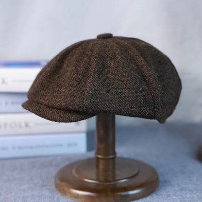 Men-Women-Plain-Winter-Newsie-Bakerboy-Paperboy-Cabbie-Hat