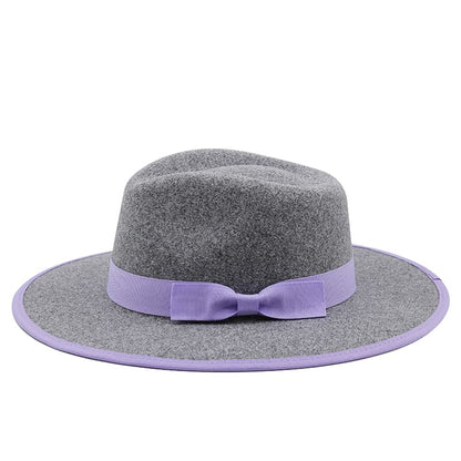 Marinello Ribbon Wool Fedora Hat