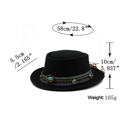 Melnik Bohemian Porkpie Hat