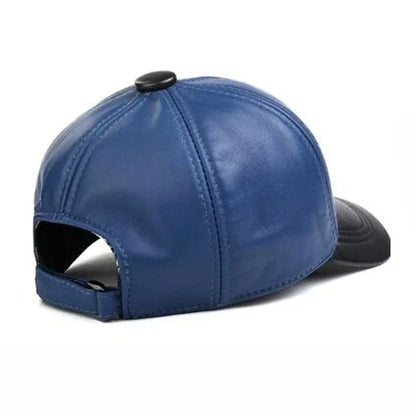 Michigan Genuine Leather Baseball Cap