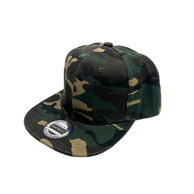 Montana Camouflage Cotton Snapback Cap