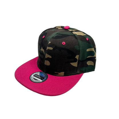 Montana Camouflage Cotton Snapback Cap