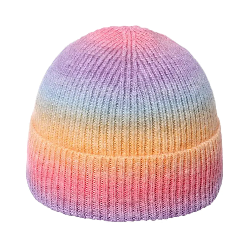 Moore Winter Tie-Dye Knitted Wool Beanie