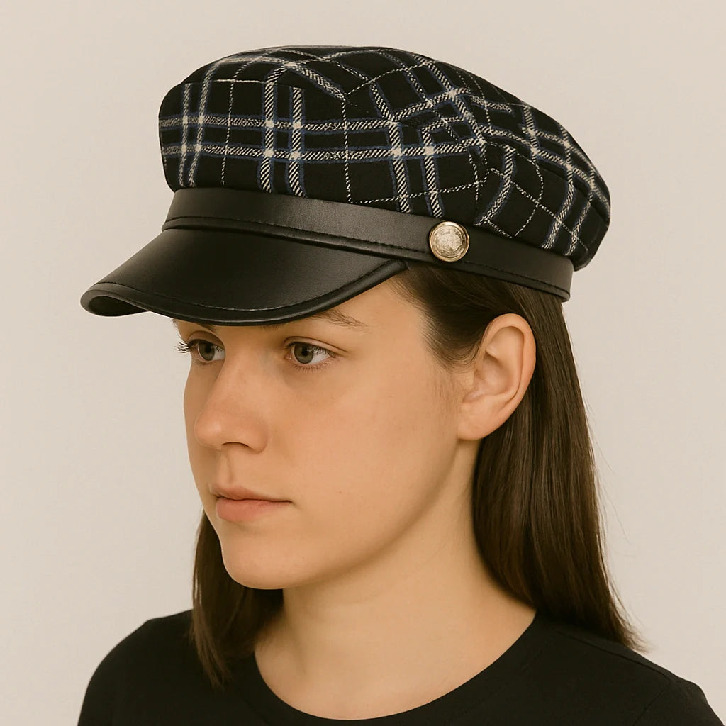 Napoli Genuine Leather Sailor Cap