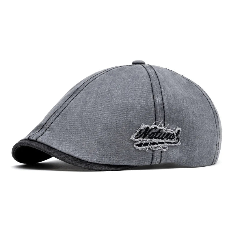 Natural Vintage Cotton Gastby Cap