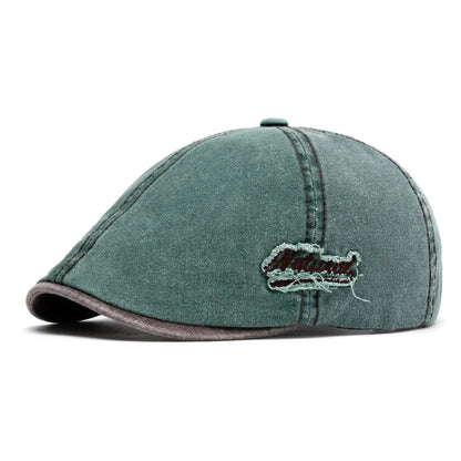 Natural Vintage Cotton Gastby Cap