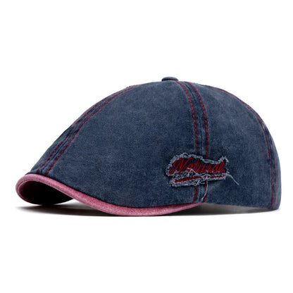 Natural Vintage Cotton Gastby Cap