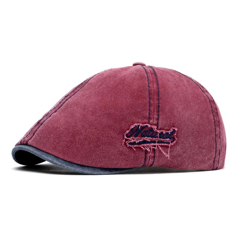 Natural Vintage Cotton Gastby Cap