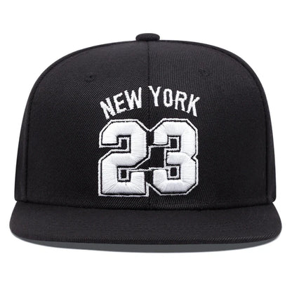 New York 23 Plain Snapback Cap