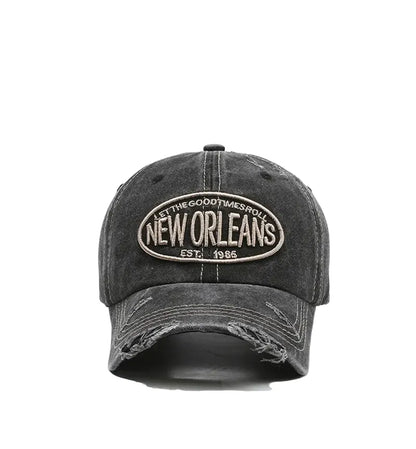 New Orleans Vintage Ripped Baseball Cap