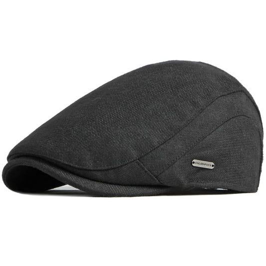 OKSDFOX Plain Cotton Flat Cap