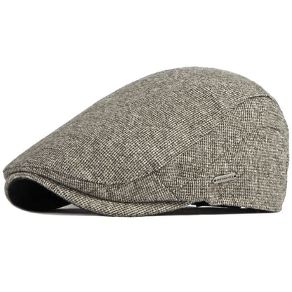 OKSDFOX Plain Cotton Flat Cap