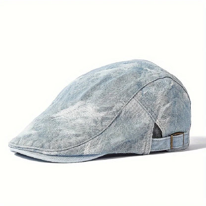Omeya Denim Flat Cap