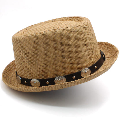 Orleans Summer Straw Porkpie Hat
