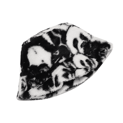 fisherman-headwear-bear-black-white-winter-furry-inner-padded