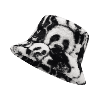 fisherman-headwear-bear-black-white-winter-furry-inner-padded