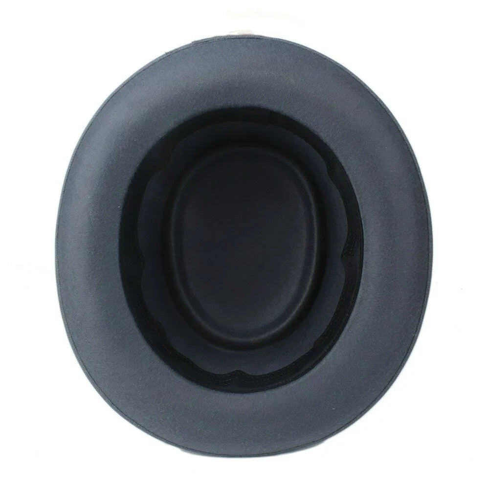 fleece-floccus-plaid-belt-adjustable-fedora-wide-crown