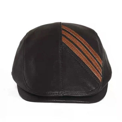 Pittsburgh Genuine Leather Flat Cap