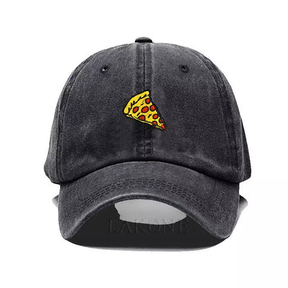 Pizza Washed Cotton Baseball Cap