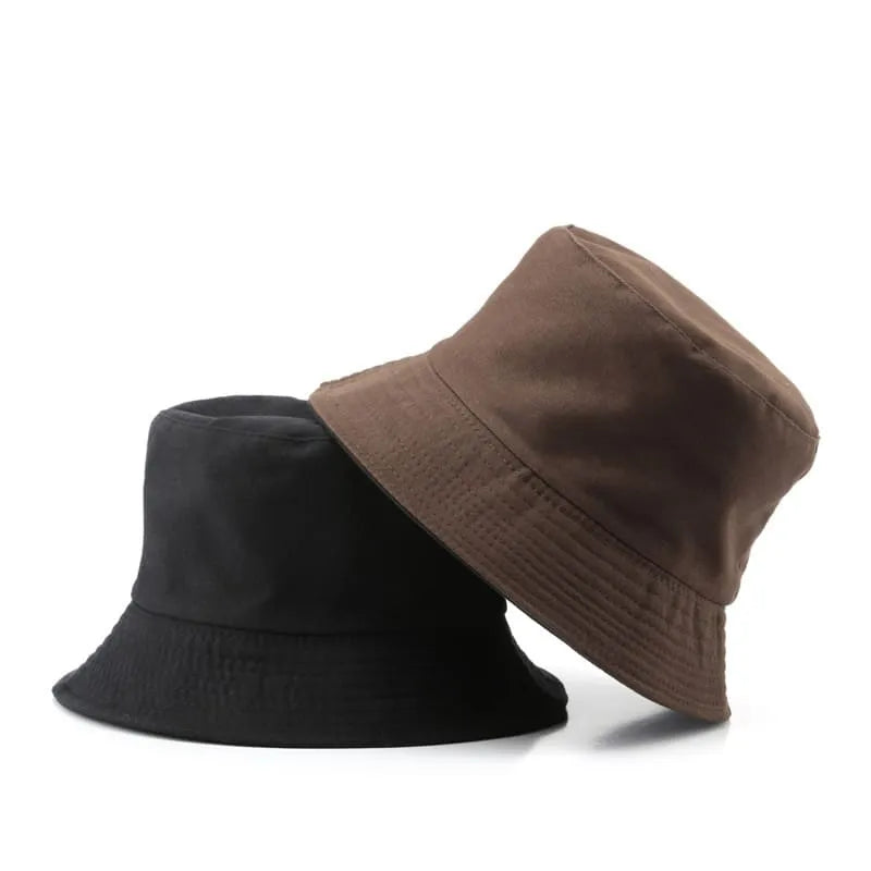 Reversible Plain Bucket Hat