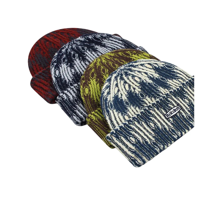 Rikibon Tye-Dye Wool Docker Beanie