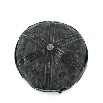 Rockstar Distressed Washed Cotton Docker Cap