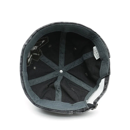 Rockstar Distressed Washed Cotton Docker Cap