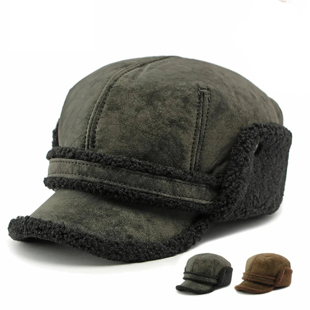 Rostov Winter Earflaps Fur Baseball Cap