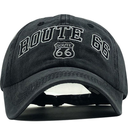 Route 66 Cotton Baseball Cap
