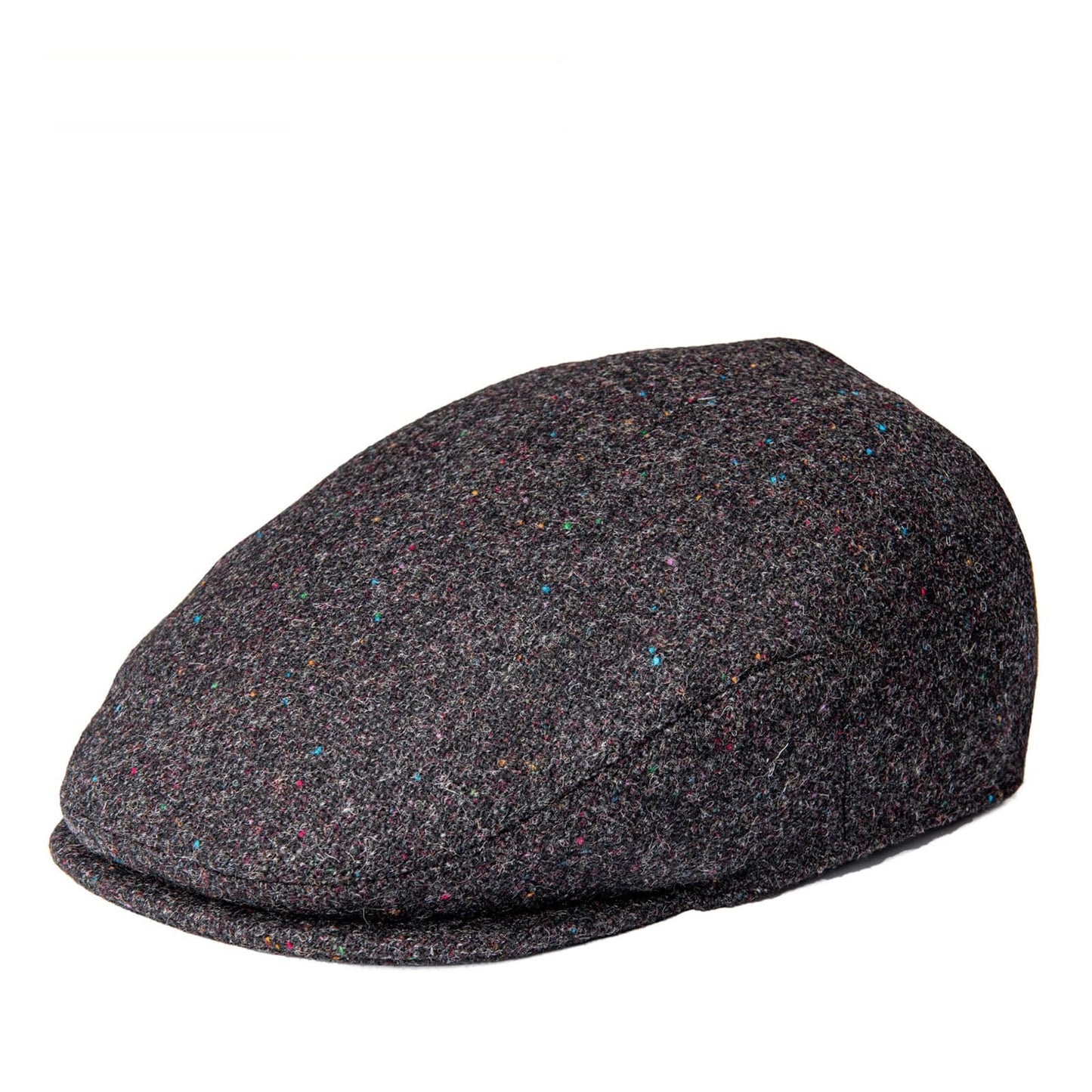 Royal Herringbone Wool Flat Cap
