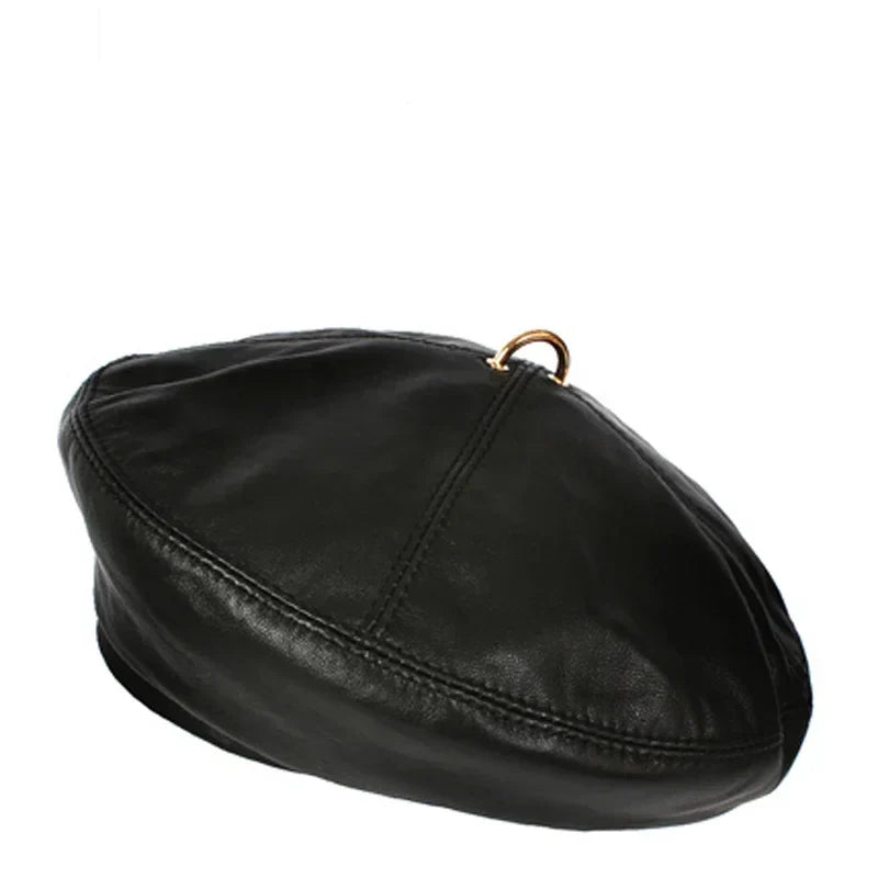 Sauvignon Genuine Leather Beret