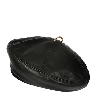 Sauvignon Genuine Leather Beret