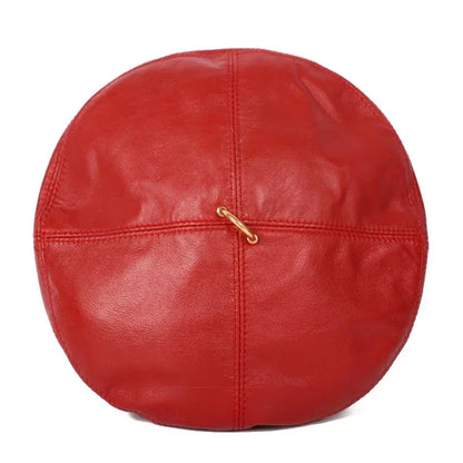 Sauvignon Genuine Leather Beret