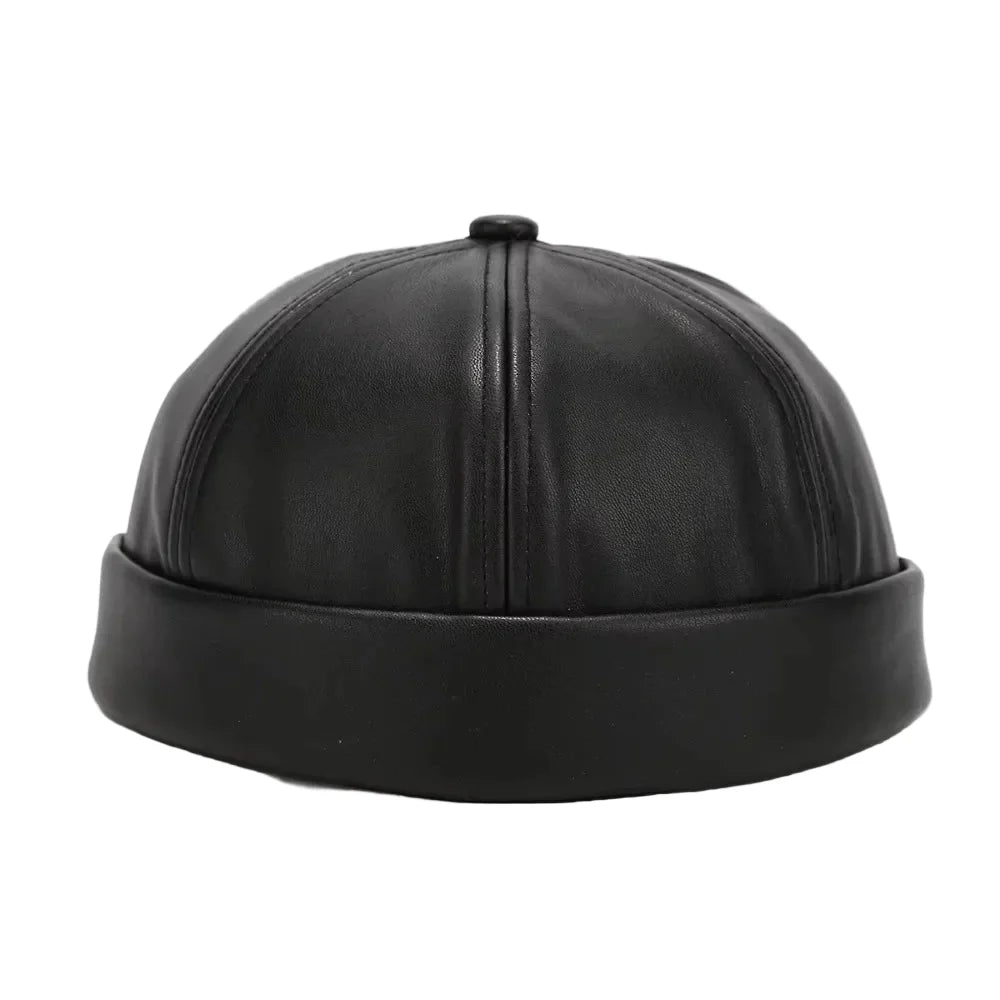 Seward Leather Docker Cap
